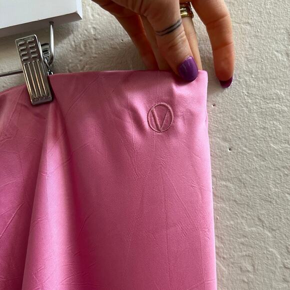 NEW $365 Vince Monogram Bias Cut Satin Wide Leg Pants - Picture 6 of 8